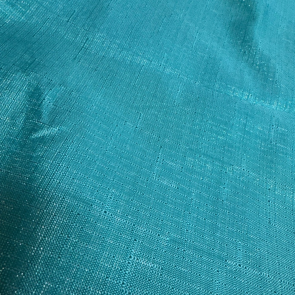 Teal Shimmer Fabric Swatch - Vibrant Teal